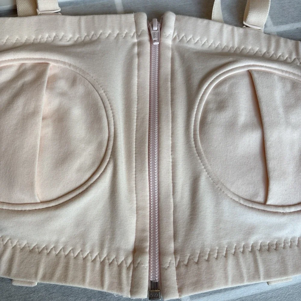 Lansinoh Simple Wishes Hands‎ Free Bra Breastfeeding Nursing Pumping Sz L Plus